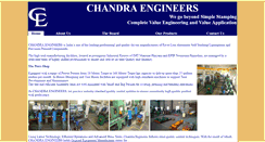Desktop Screenshot of chandraengineers.com