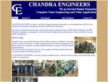 Tablet Screenshot of chandraengineers.com